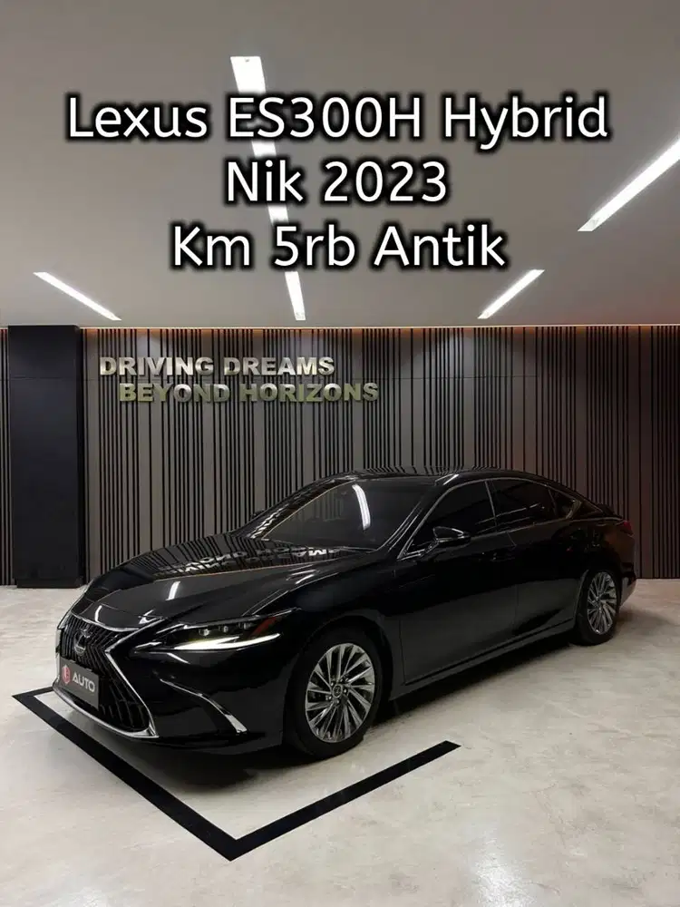 Lexus ES300H AT 2023 ES300 Hybrid Km5rb Hitam B1518SAS