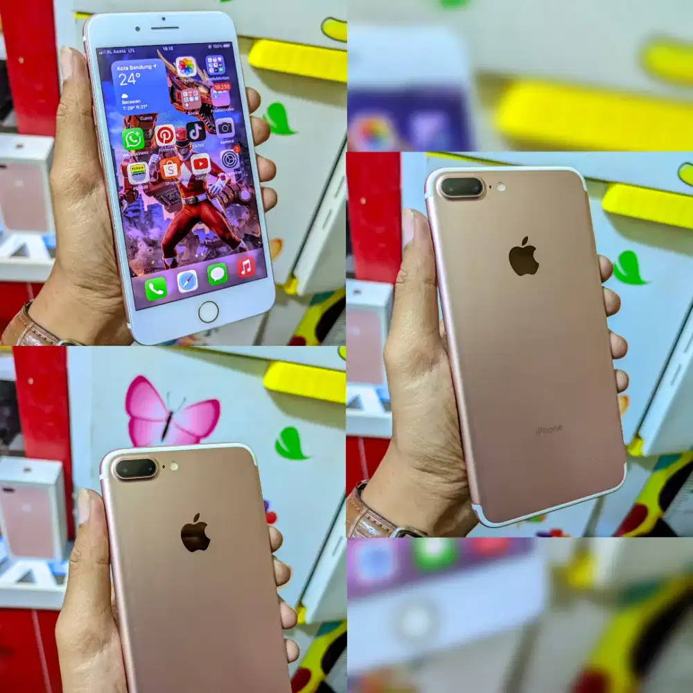 Iphone 7 Plus 128Gb RoseGold
Ex ibox PA/A All Operator
Lengkap