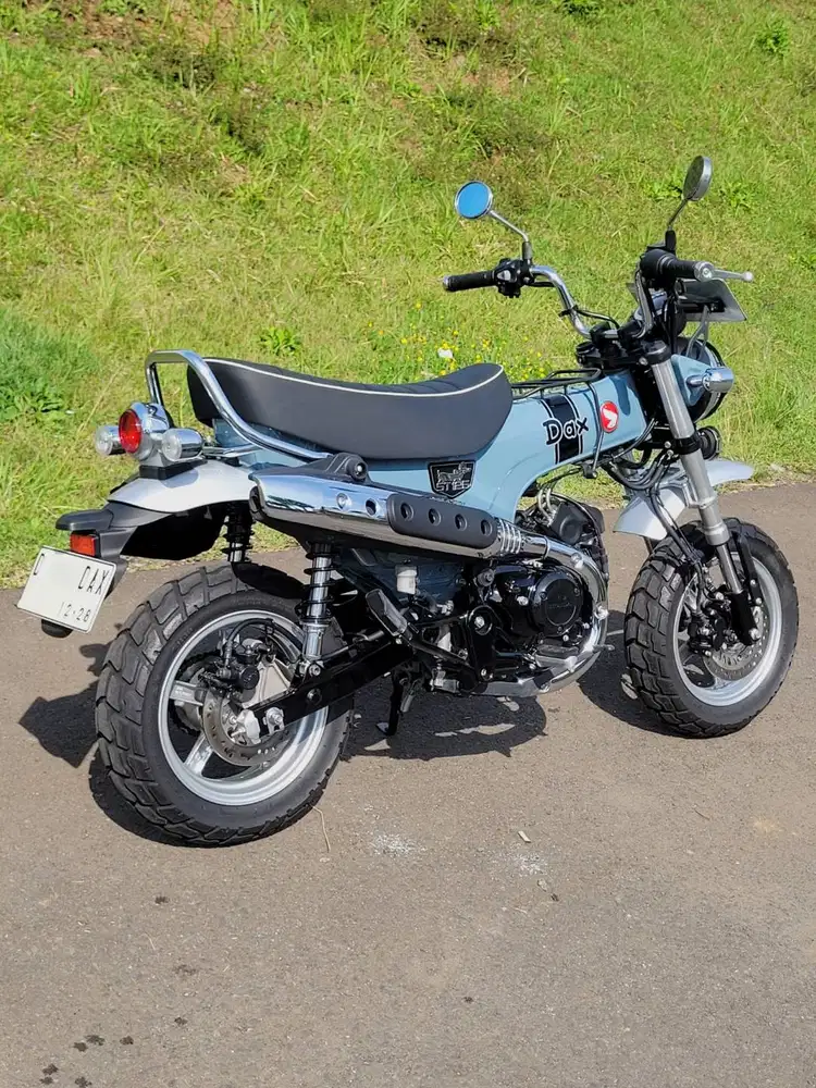 HONDA DAX ST125 Pearl Cadet Gray Baru Low Km Full Aksesoris Monkey Cub