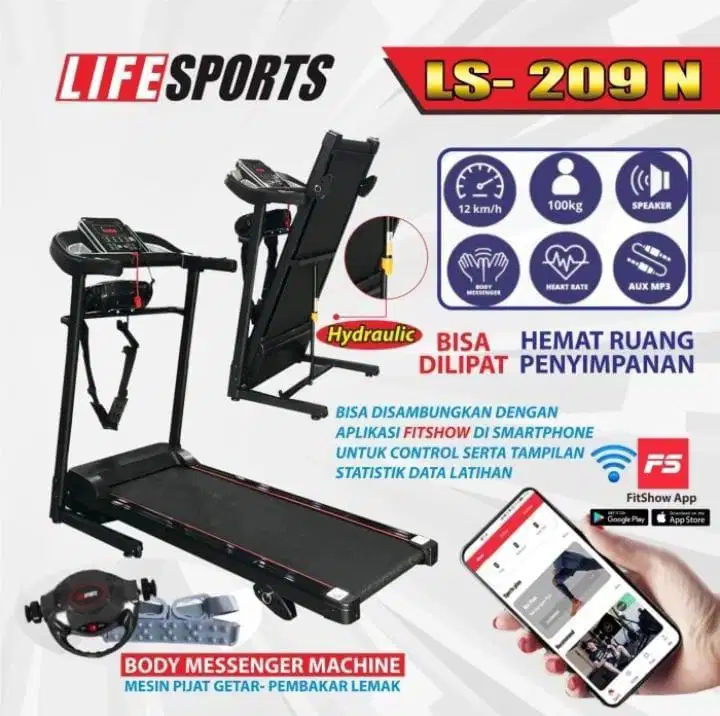 Treadmill Elektrik LS 209 N