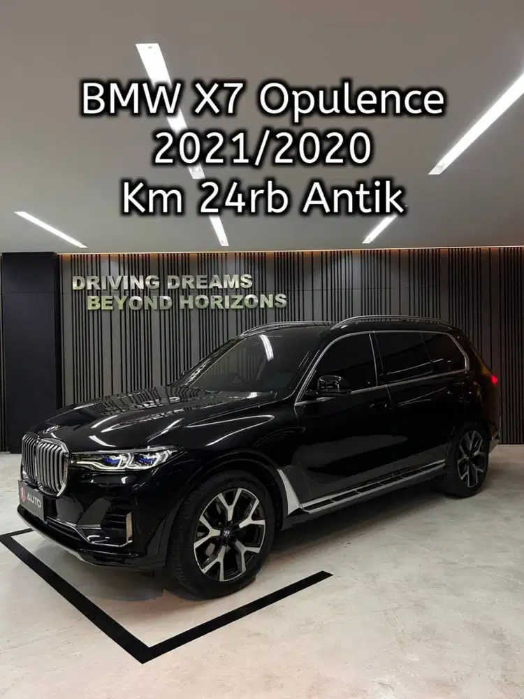BMW X7 xDrive40i Opulence AT 2021 Hitam Km24rb Nik 2020 B333MIA