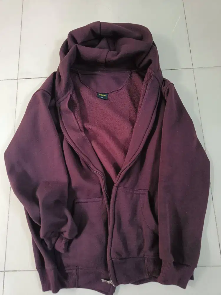 Jaket hodie cievno unisex pria wanita size M to L