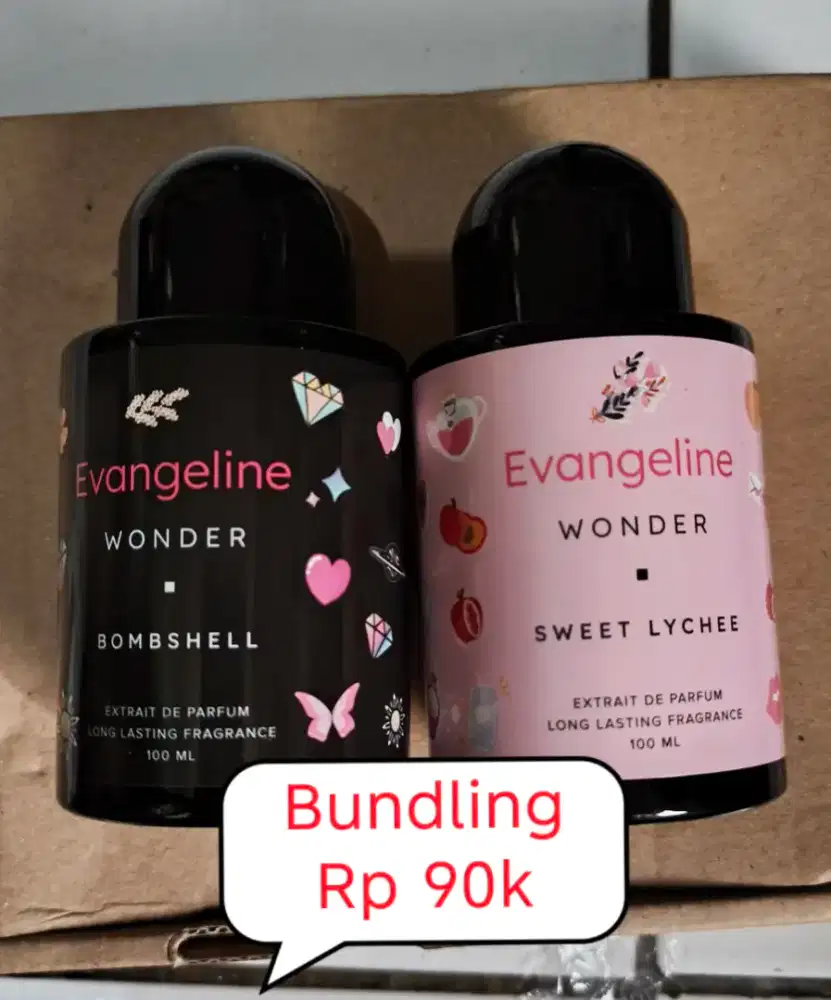 Parfum wanita ORI Evangeline wonder Murah