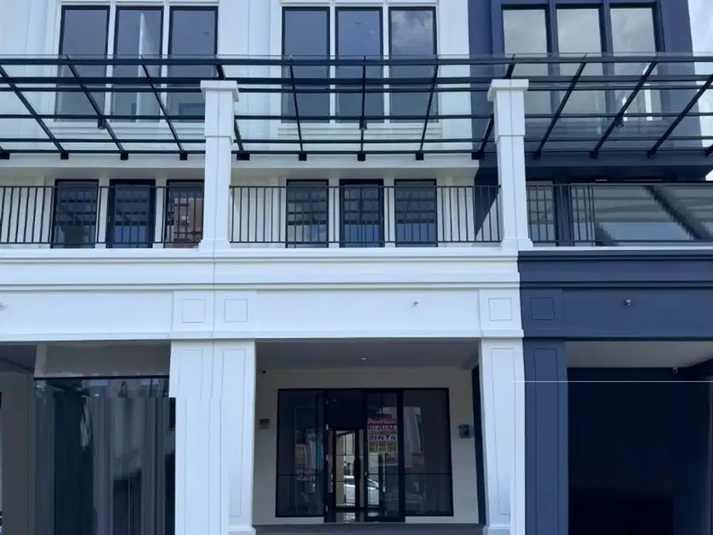 Dijual Ruko 3 Lantai The Hudson Gading Serpong Brand New Double Alfresco Hadap Jalan Raya