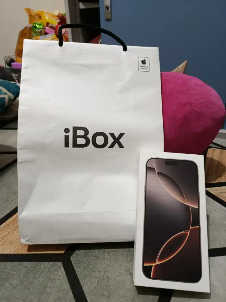 IPHONE 16 PROMAX 256 FULLSET MULUS 100%