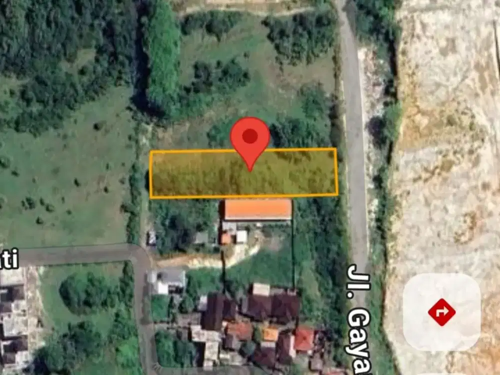 Dijual Tanah 15 Are Lokasi Strategis di Sawangan, Nusa Dua.