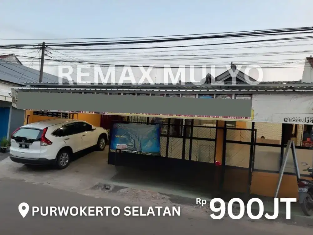 Dijual Rumah + Ruang Usaha Yang Strategis Area Purwokerto Selatan