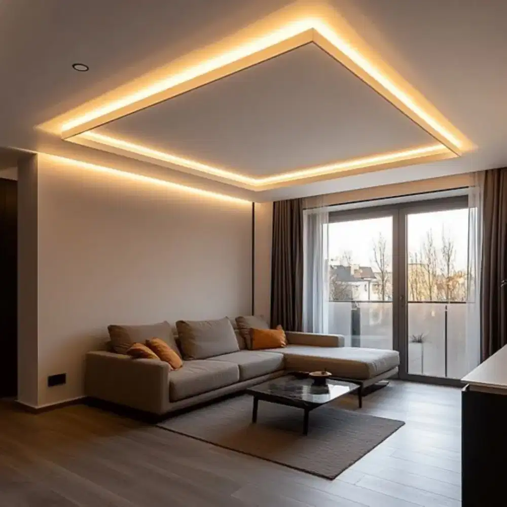 Plafon partisi gybsum grc pvc terima jadi