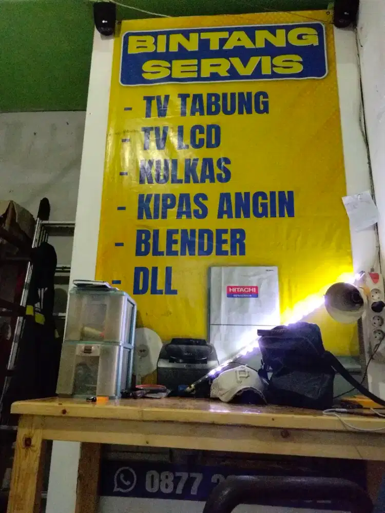 Jasa servis LED ,power ampli ,mesin cuci , dll
