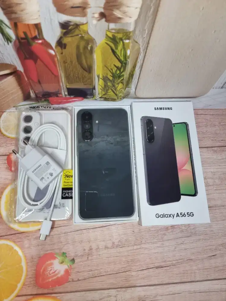 SAMSUNG A56 5g 12/256 mulus grns 02 2027 free adaptor n case