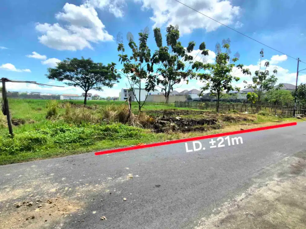 Tanah Pekarangan Luas 751m² dekat kampus UMS bisa untuk Perumahan