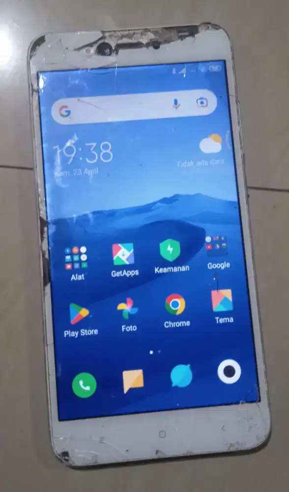 BU! Redmi Note 5A Masih Nyala Murah LCD Pecah Full