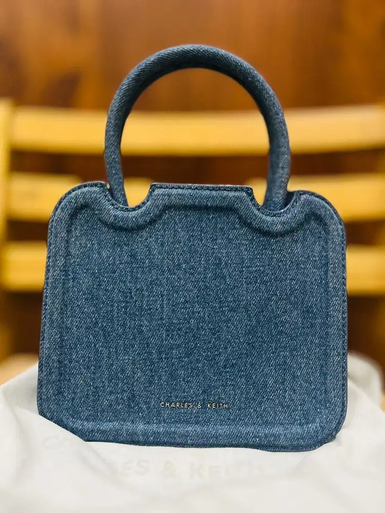 For Sale Charles & Keith Denim Bag.