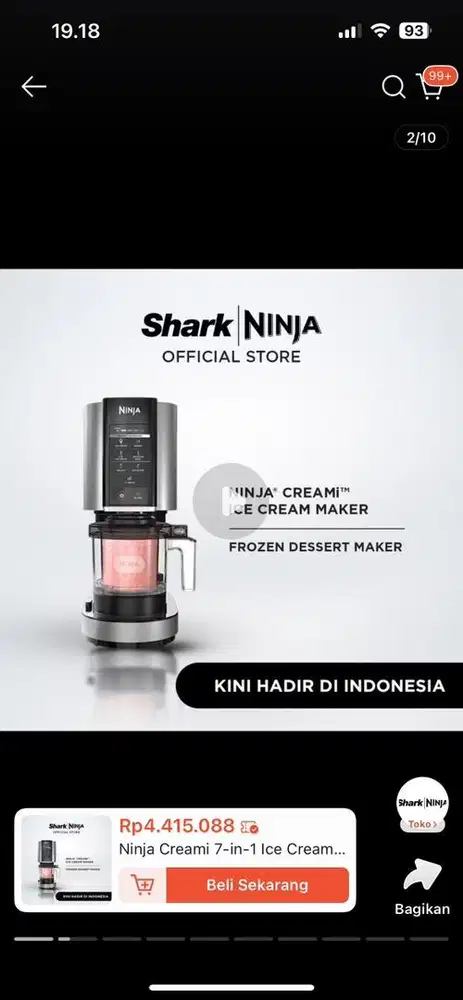Shark ninja creamy