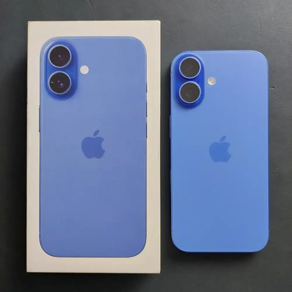 IPHONE 16 ULTRAMARINE 128GB EX GARANSI RESMI IBOX