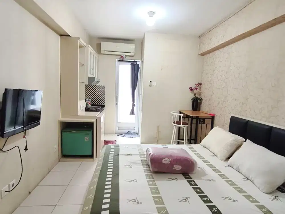 Sewa Bulanan / Tahunan Studio apartemen greenbay pluit jakarta utara baywalk mall Apartemen green bay