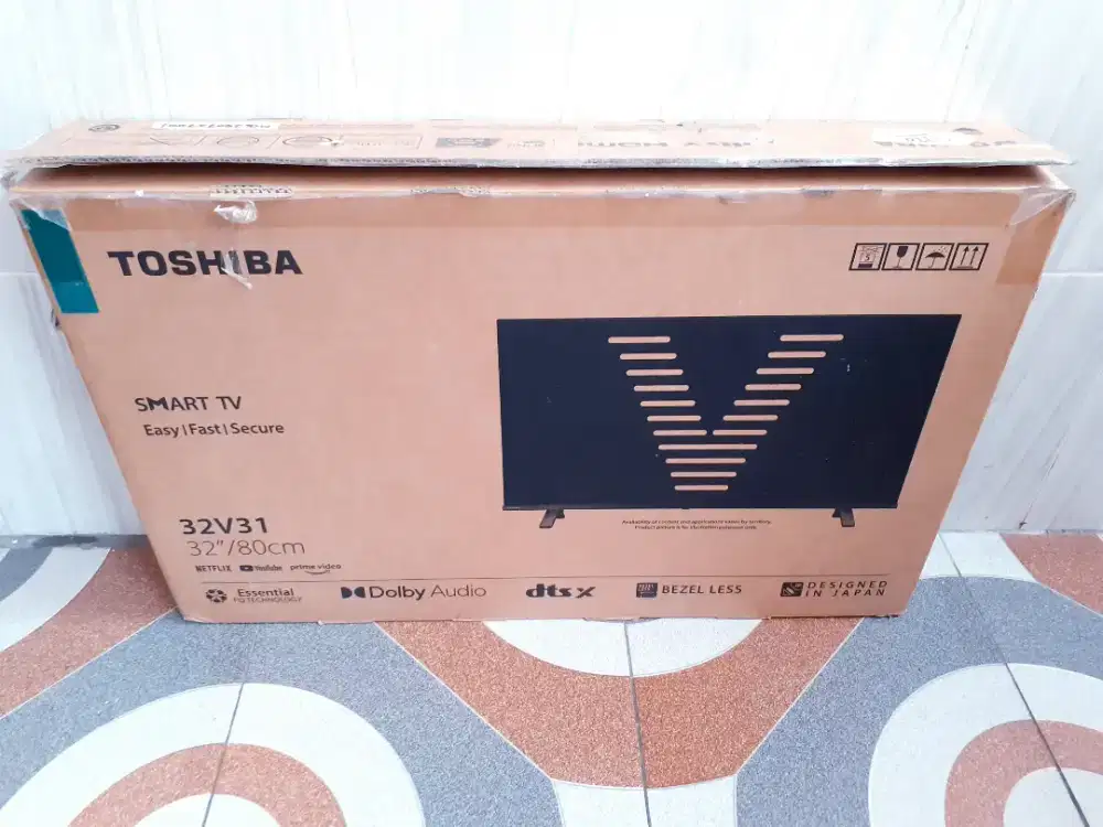 TV LED SMART TOSHIBA 32IN YOUTUBE NETFLIK DIGITAL TV MULUS (J210)
