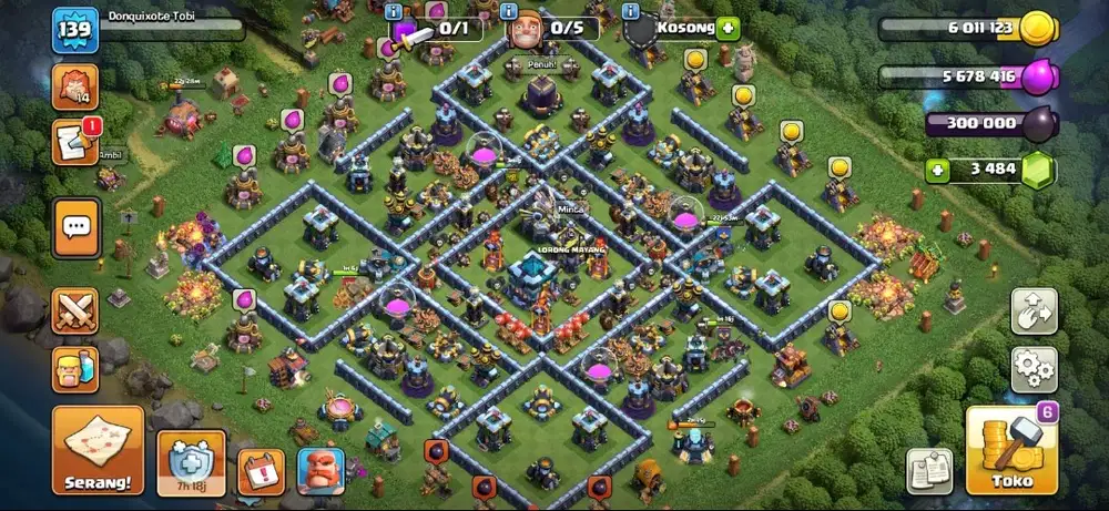 Jual Akun Coc Mau Pensi