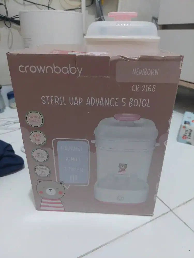 Steril uap botol dan peralatan bayi (Crown Baby)