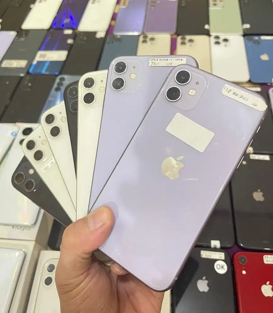 IPHONE 11 128GB FULSET MULUS NO MINUS FREE.TG,SOFCASE,ADAPTER