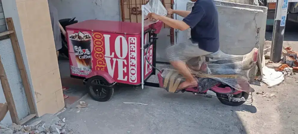 Jual gerobak sepeda listrik