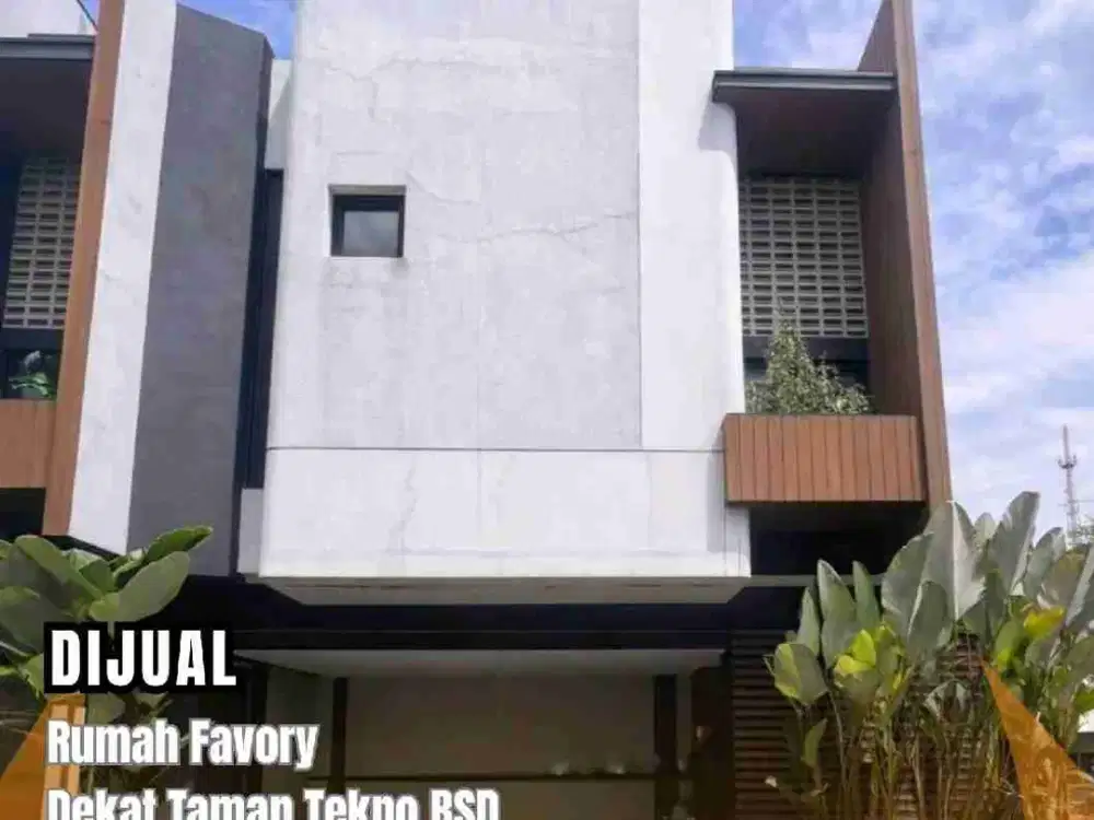 DIJUAL Perumahan Favoury Jl. Balai Desa Lama, dekat Taman Tekno BSD