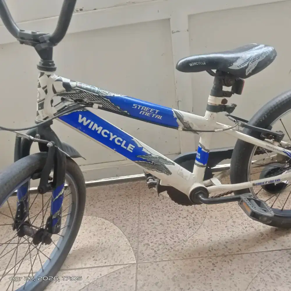 Sepeda dan sepatu roda anak