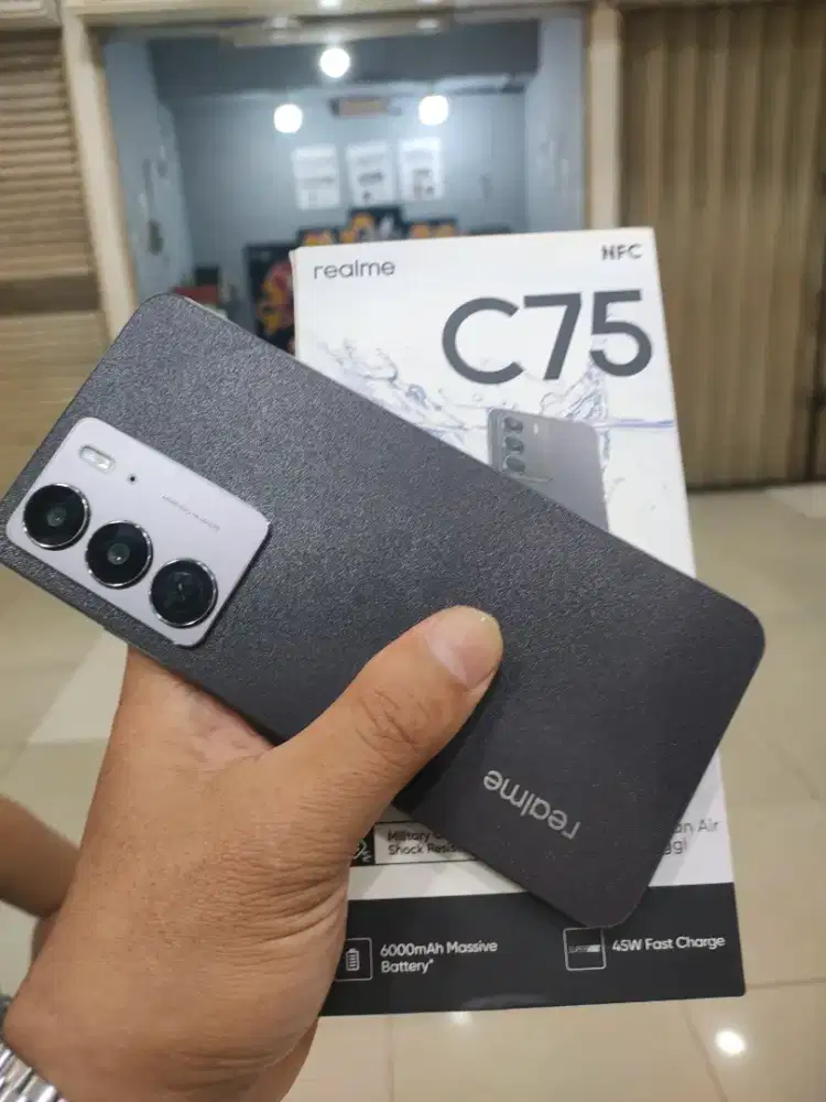 Realme C75 RAM8/256 fullset orian mulus no minus