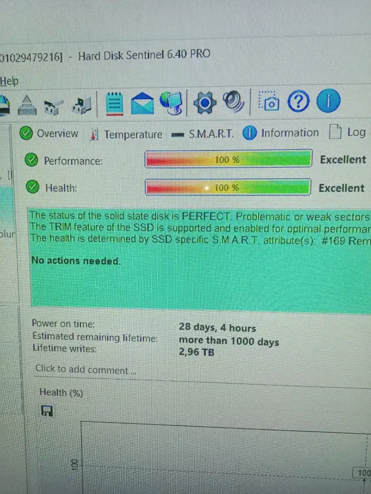 SSD Kingstone 512 Segel 100%