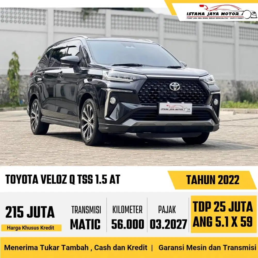 LOW KM !! Toyota Veloz Q TSS 1.5 Automatic 2022