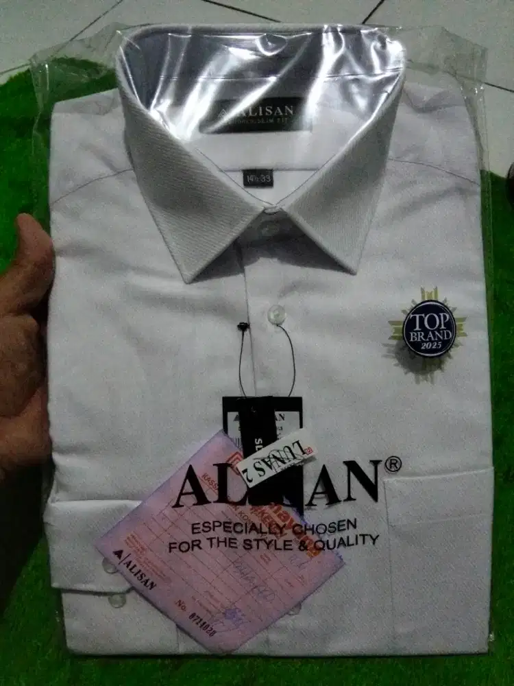 Jual kemeja merk.ALISAN UK 14 -33
