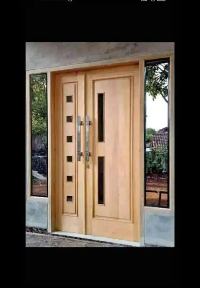 Jual pintu, kusen,jendela,loster 100% kayu jati murni