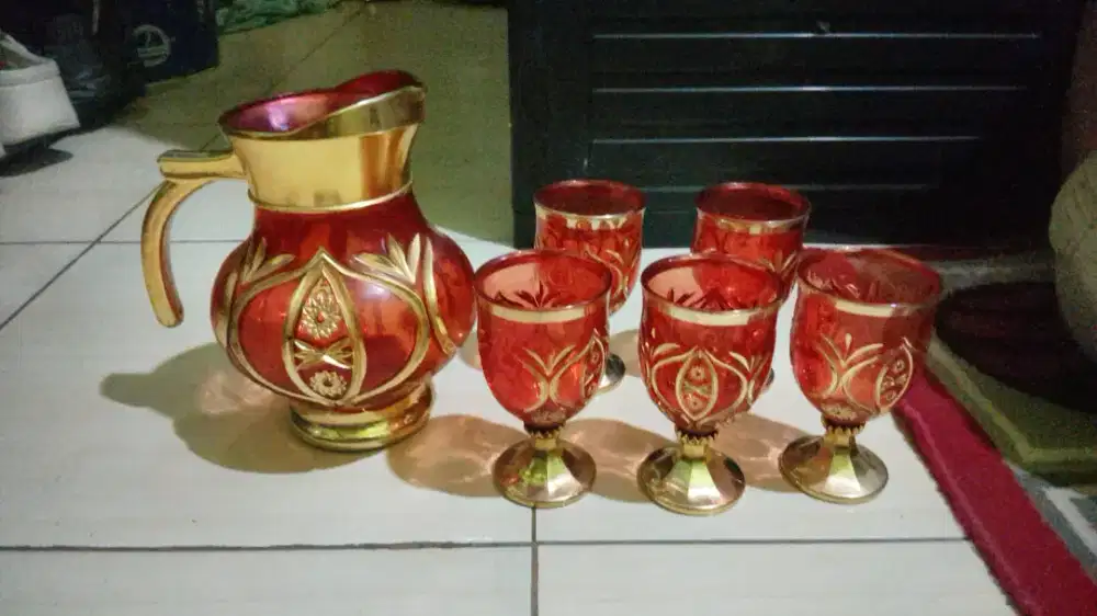 Gelas hiasan set