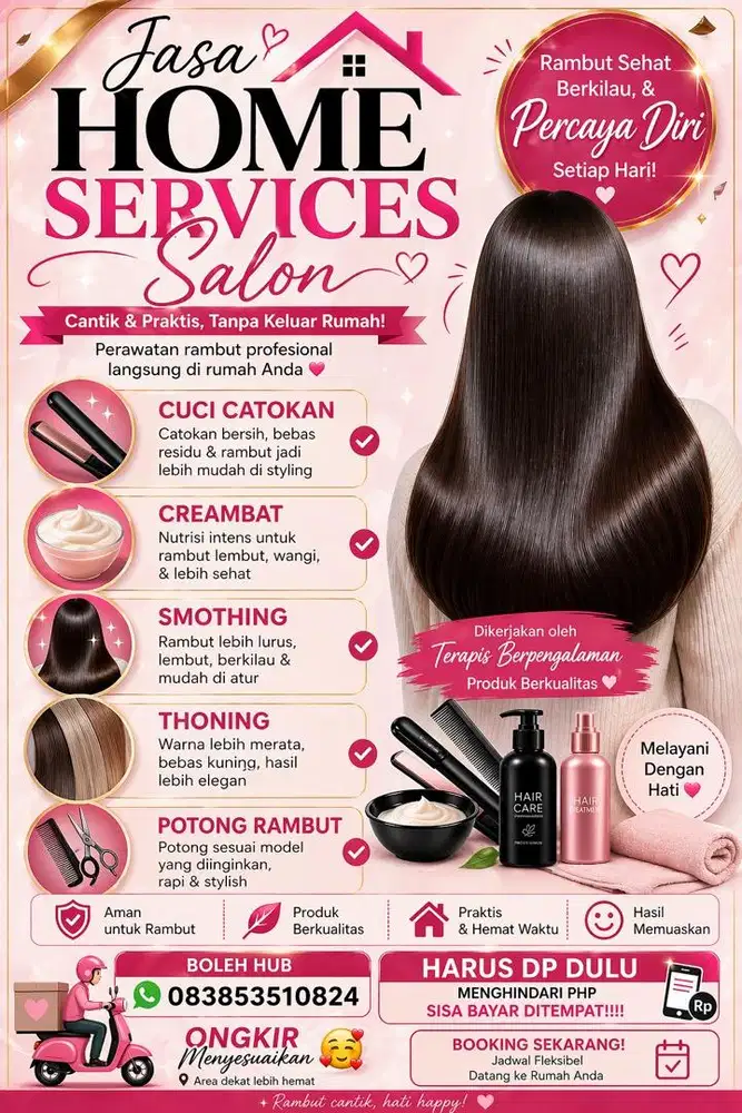 Trima home servies salon dirumah