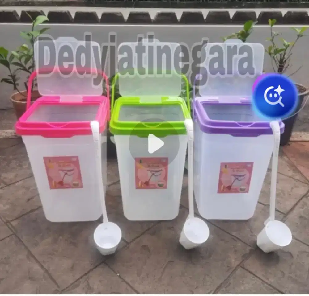 Aquarium es buah lovenia 25 liter + gayung