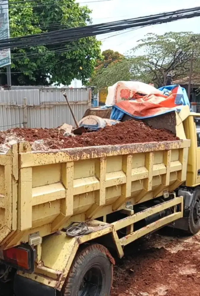 Buang puing tanah dan smph