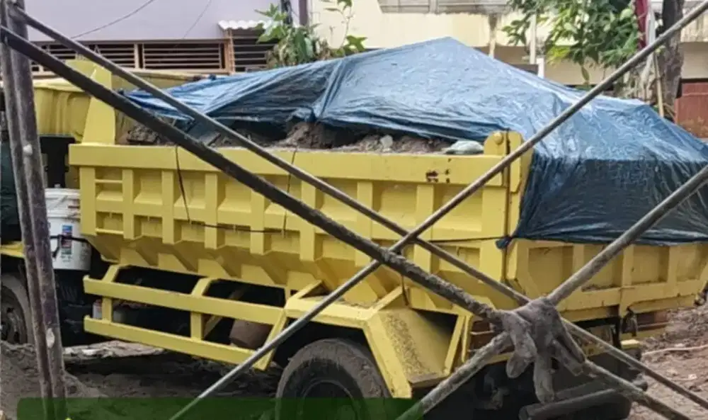 Buang puing tanah dan smph