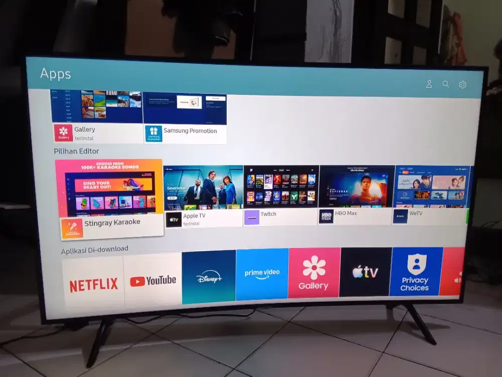 Tv samsung 55 inch curve (55nu7300)