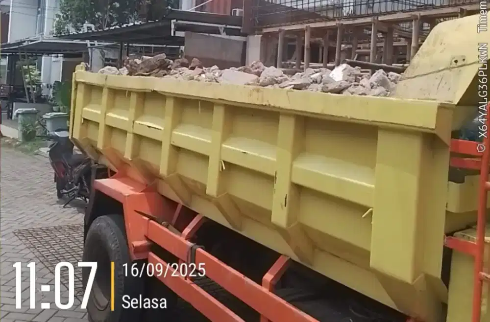 Buang puing tanah dan smph