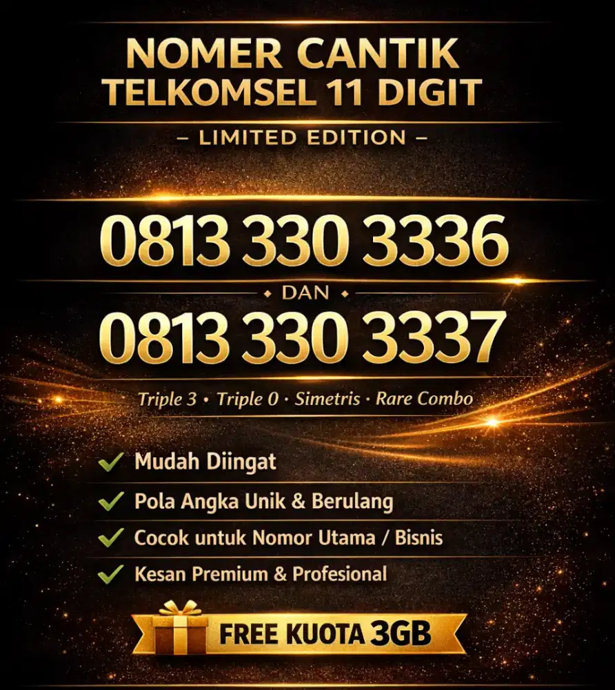 Nomer Cantik Telkomsel 11 digit Cocok untuk nomer bisnis