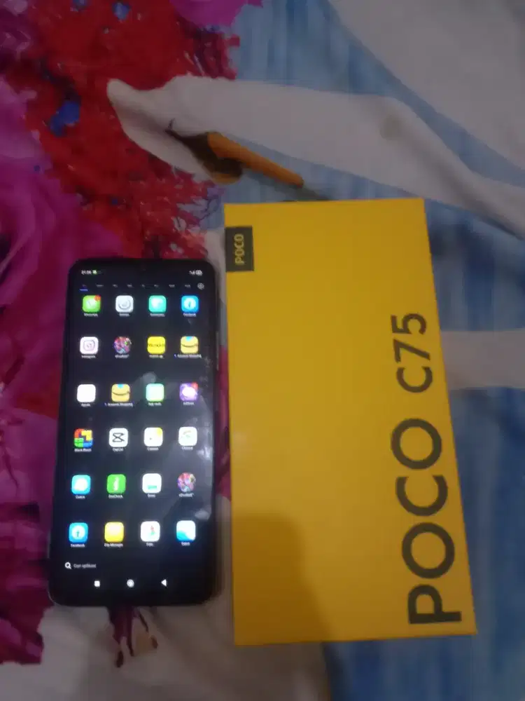 hp poco c75 ram8(256)