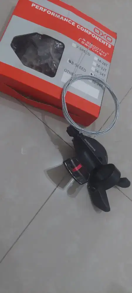 Shifter Shimano M310 8 Speed dan Sprocket gear drat ulir 8 speed