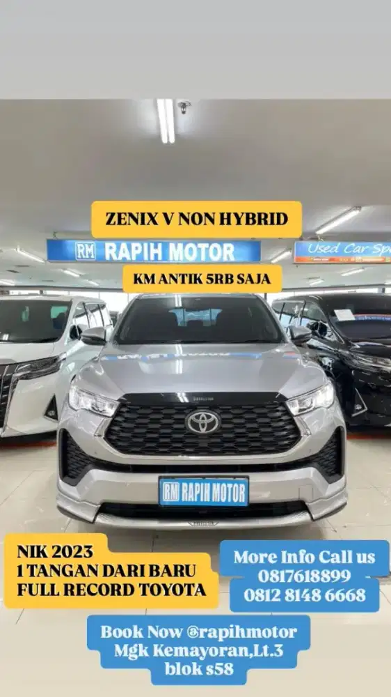 ZENIX V Km5rb saja 2023 Non Hybrid