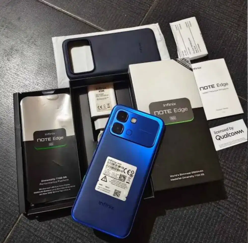 Infinix note edge 5G 8/256 Fullset nego