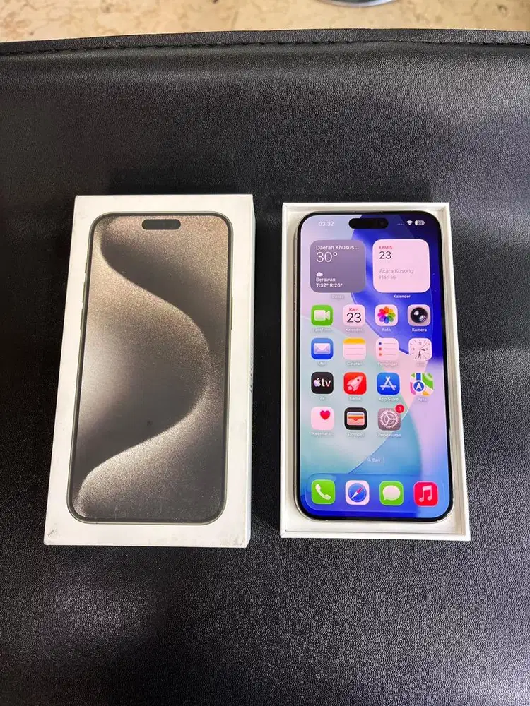 Iphone 15 Promax 256GB Second Mulus Fullset Original IBOX
