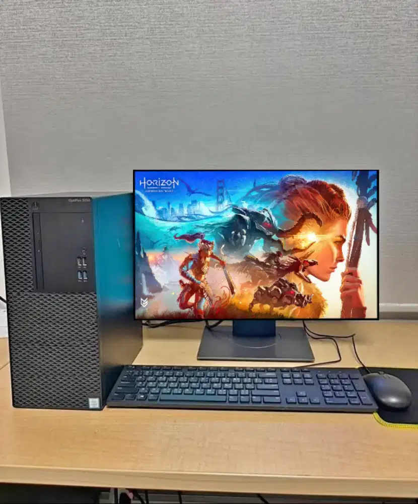 PC GAMING FULSET + LCD + RAM 8 GB + VGA 1 GB + HD 500 GB + GAMES APP