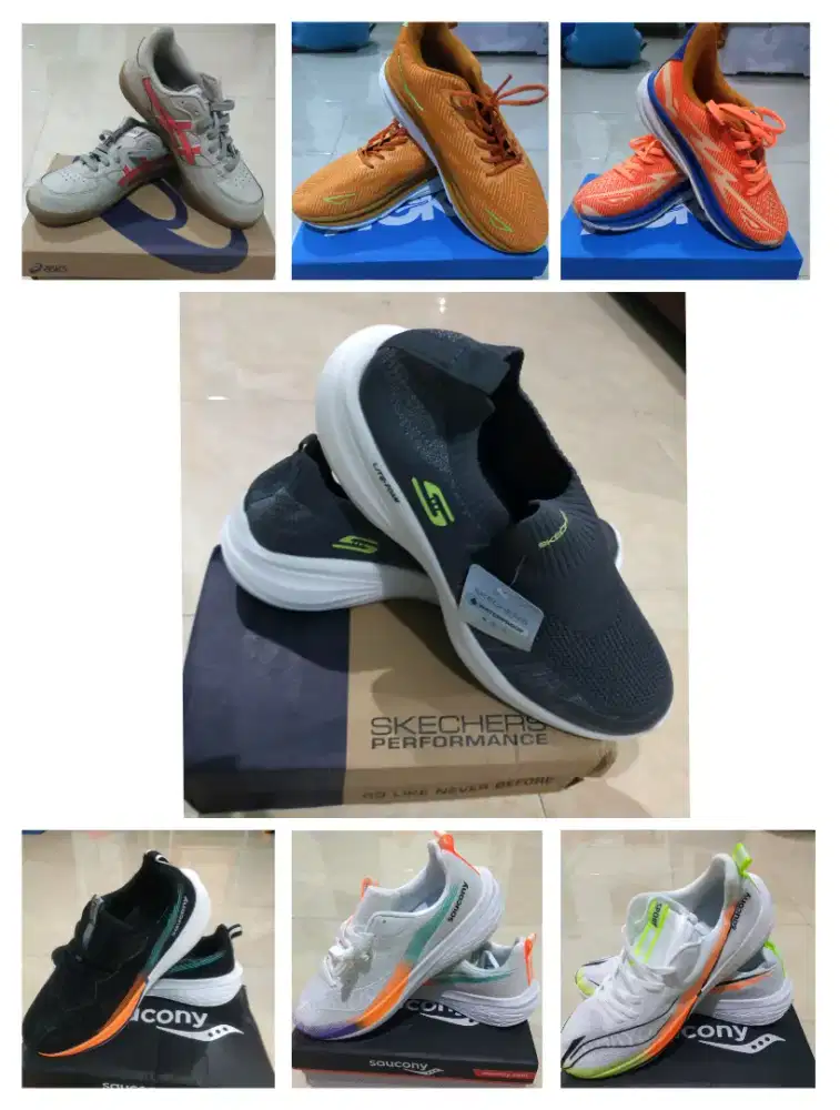 Sepatu baru untuk santai, Olga dll