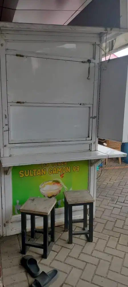Di jual booth bekas es teh