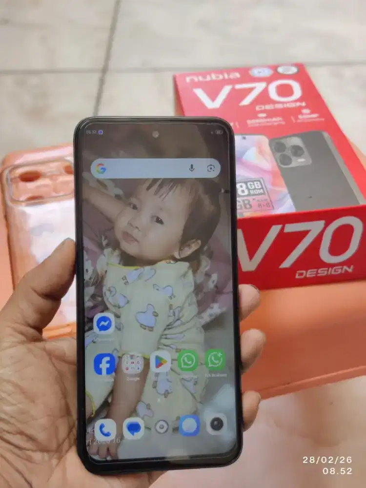 NUBIA V70 DESIGN RAM 8/128