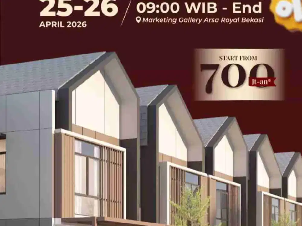 DP 0% cicilan 4 jutaan, cluster baru seluas 6.5 hektar di belakang CBD citragran & pasar Kranggan Cibubur. lokasi super cakep di pinggir jalan raya dgn fasilitas super lengkap. PROMO SUBSIDI CICILAN SELAMA 18 BULAN